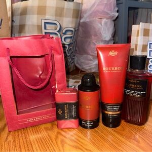 Bath & Body Works Men's Bourbon Gift Set 4-Piece